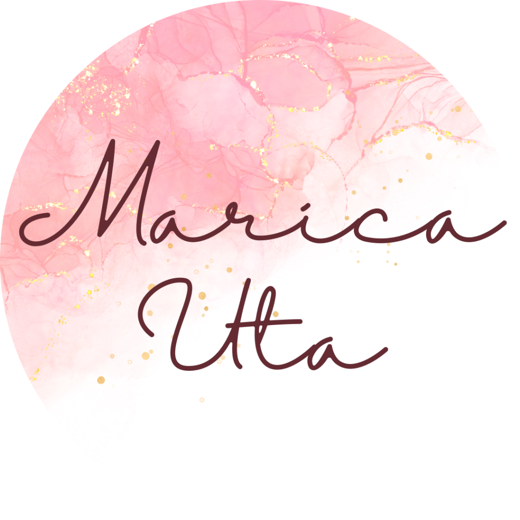 Marica Utas Logo in gold und rosa. Paarberatung in Berlin Friedrichshain